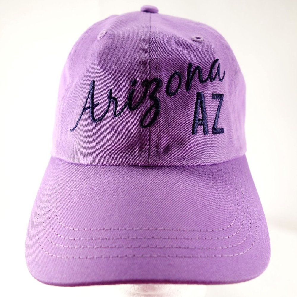 Paramount Purple Embroidered Arizona AZ Womens Strapback Baseball Hat Cap‎